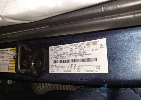 2019 Ford F-150 Lariat из США, поврежденный, VIN 1FTEW1E52KFD42421